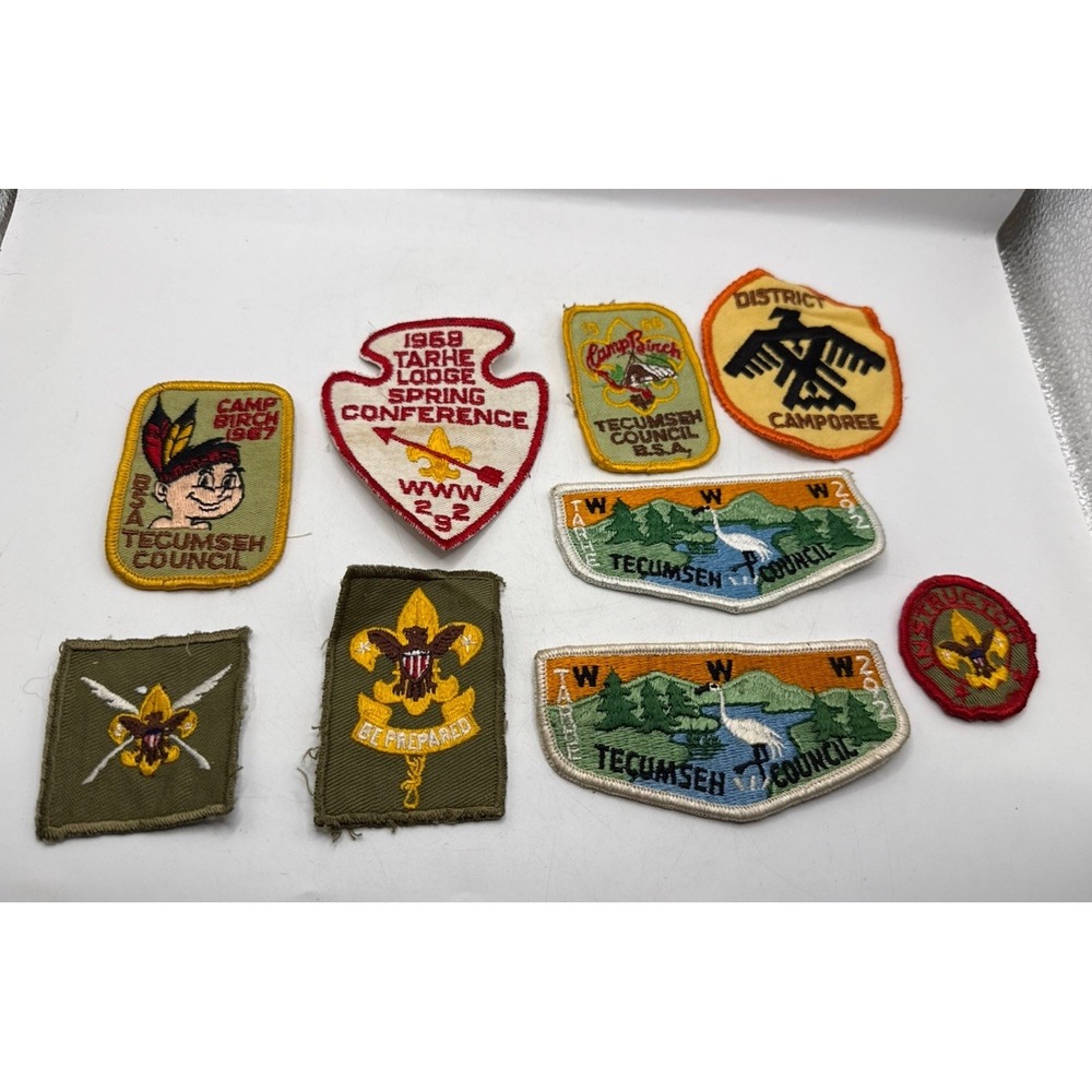 Vintage Boy Scout 60s Lot Of 9